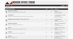 Desktop Screenshot of forum.moderndevice.com